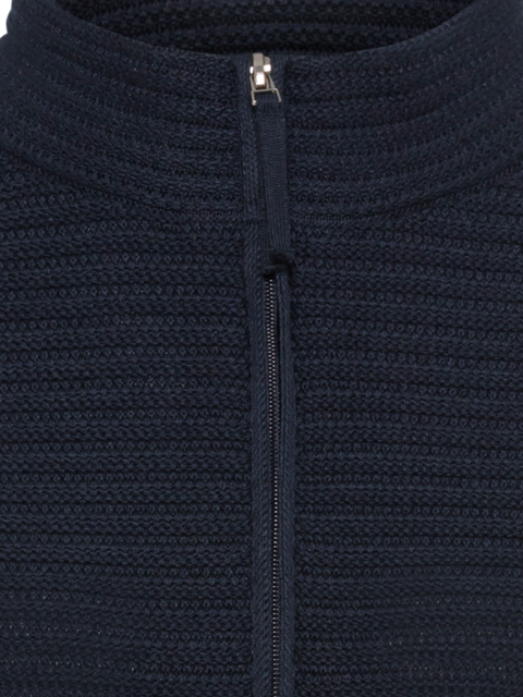 Olsen - Eva - Long Sleeve Zip Up Cardigan in Navy (11000050)