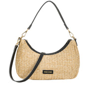 Every Other - Straw Curve Top Baguette Shoulder/Grab Bag (12046) (3 Colours)