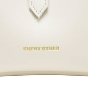 Every Other - Soft Mini Grab/Shoulder Bag with Clasp Fastening (12054) in Cream