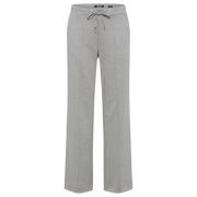 Olsen - Anna - Wide Leg Light Grey Trousers with Draw String Tie (14002209)