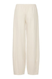 NOEN - Ankle Length Loose Fit Trousers with Tapered Ankles in Beige (81366-9480)