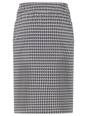 Olsen - Straight Woven Skirt in Dark Slate Print (16001373)