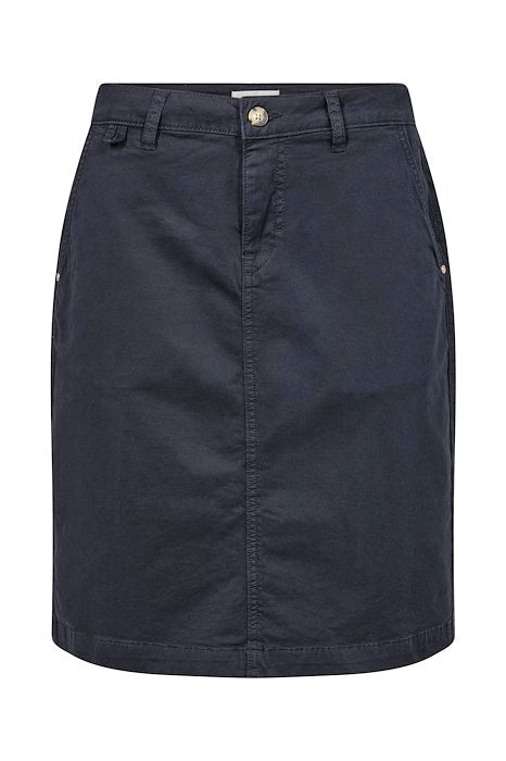 CREAM - CRBerta Short Twill Skirt in Navy (10613652)