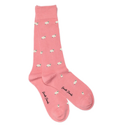 Swole Panda - Unisex Bamboo Socks - Pink Sheep (SP405-L)