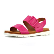 Lunar Shoes - Cher Flat Sandal in Fuschia Pink