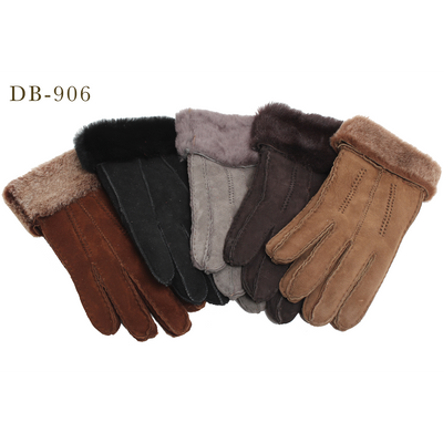 Ashwood Leather - Ladies Suede Real Sheepskin Gloves (5 colours) (DB-906)