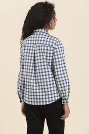 Mat De Misaine - Cycle - Cotton Long Sleeve Check Print Blouse